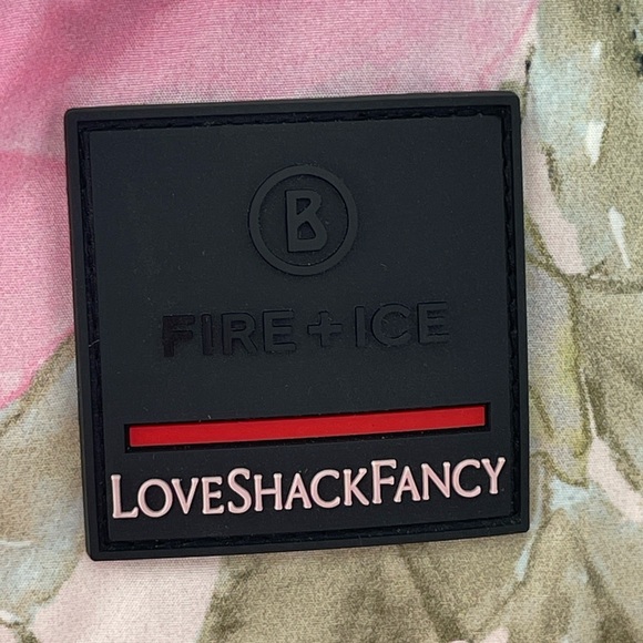LOVE SHACK FANCY x BOGNER FIRE+ICE Raissa Ski Jacket - Magenta Flower Fields - Picture 14 of 14